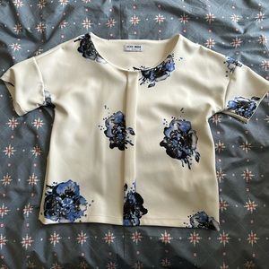 Soft floral blouse
